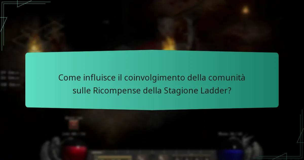 Come influisce il coinvolgimento della comunità sulle Ricompense della Stagione Ladder?