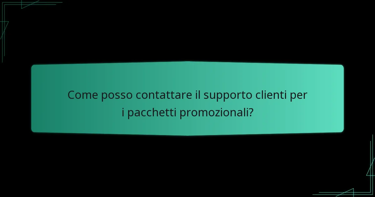 Quali problemi comuni sorgono con le richieste per pacchetti promozionali?