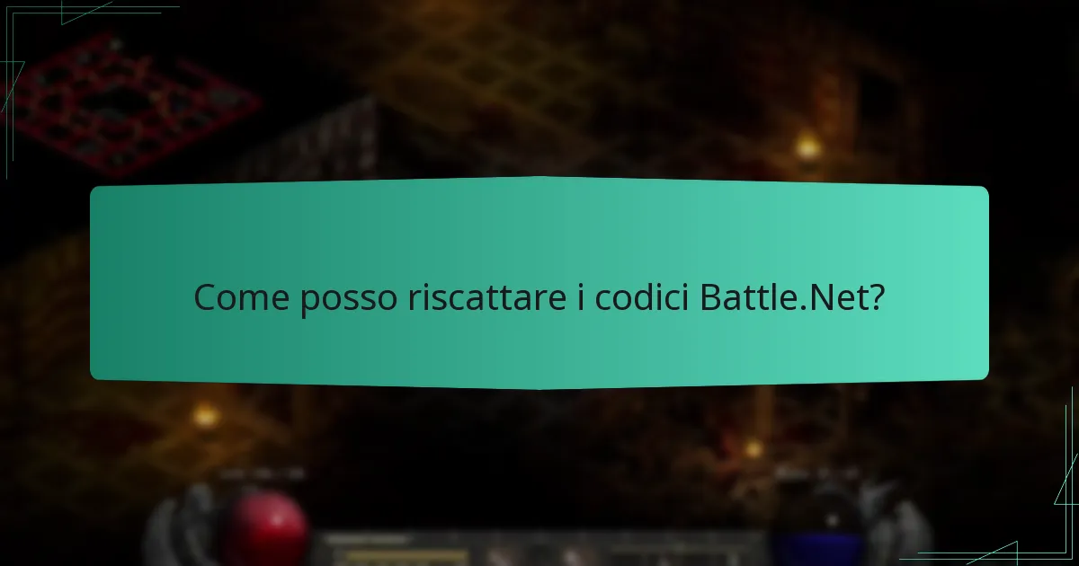 Quali tipi di codici posso riscattare su Battle.Net?