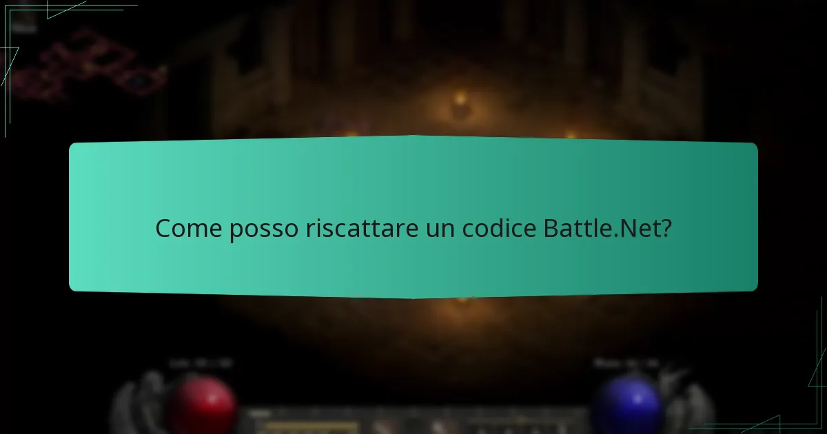 Come posso riscattare un codice Battle.Net?