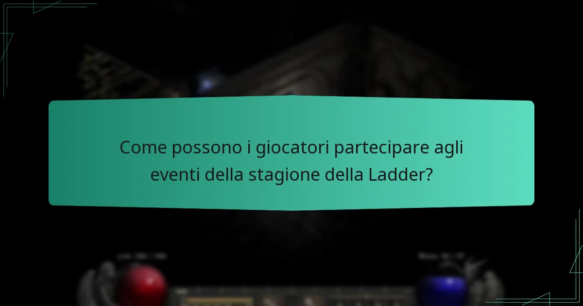 Quali temi stagionali sono presenti in questa stagione della Ladder?