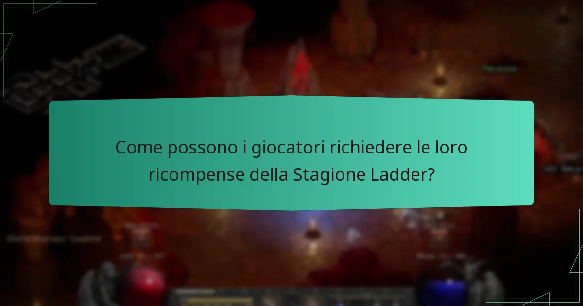 Come viene gestita la distribuzione delle ricompense durante la Stagione Ladder?