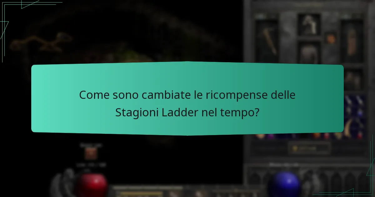 Come sono cambiate le ricompense delle Stagioni Ladder nel tempo?