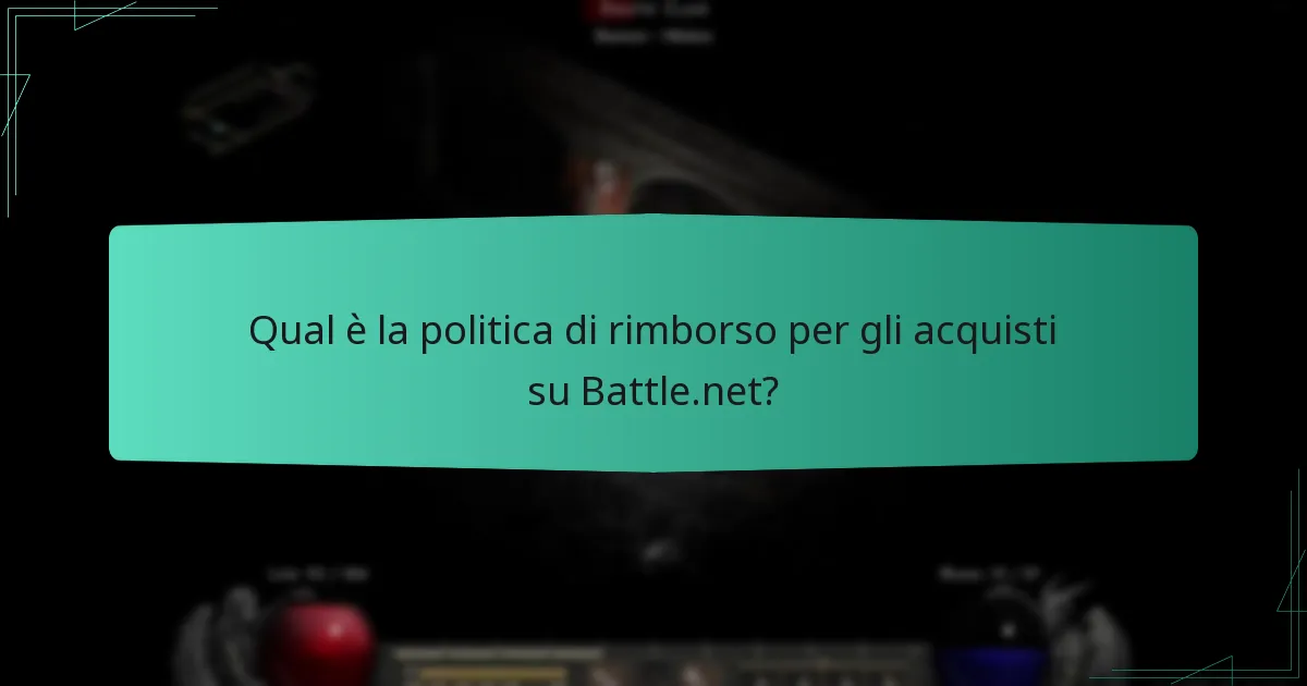Qual è la politica di rimborso per gli acquisti su Battle.net?
