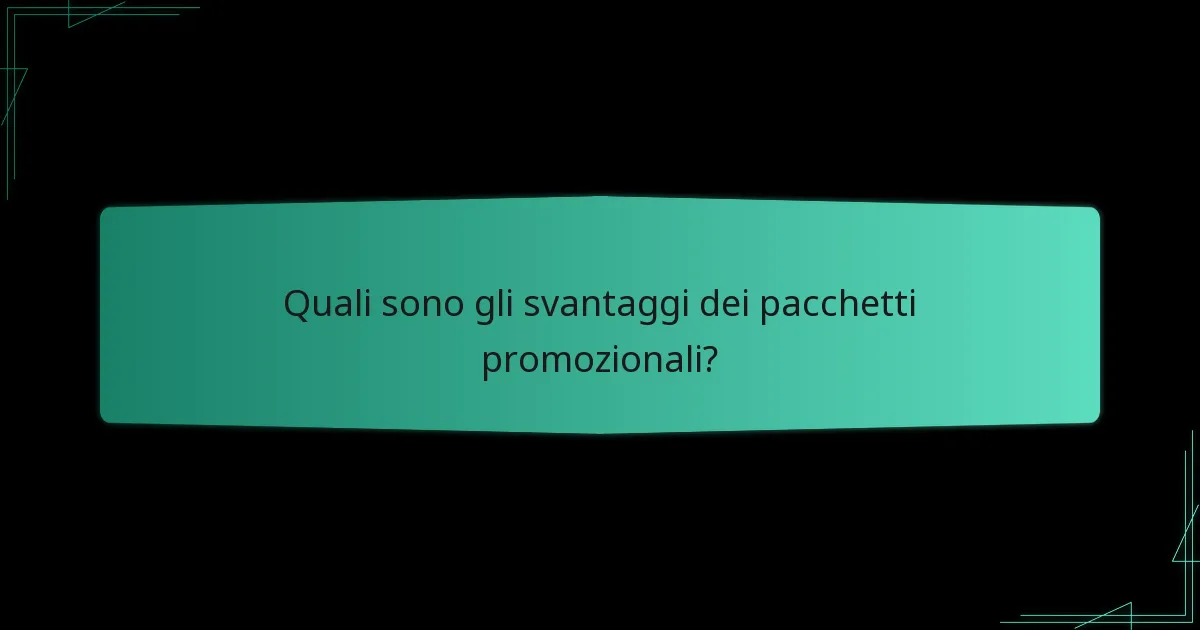 Come creare pacchetti promozionali efficaci?