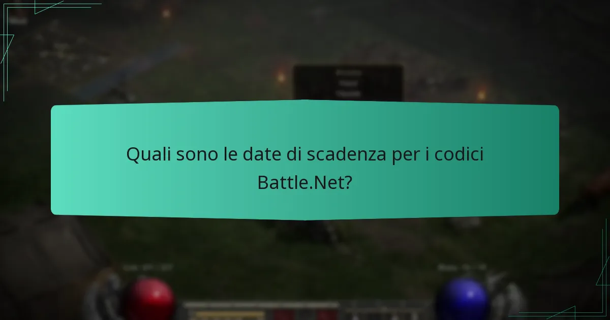 Quali sono le date di scadenza per i codici Battle.Net?